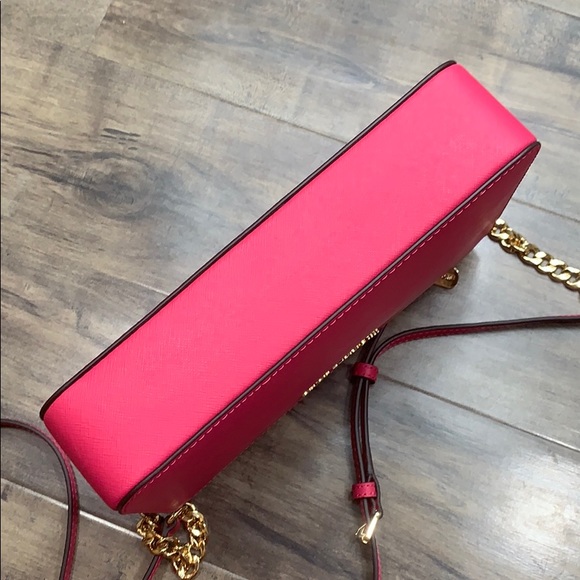 MICHAEL KORS LG EW CROSSBODY Bag Electric Pink - Picture 10 of 16